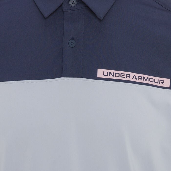 Under Armour Men's Tee To Green Colour Block Golf Polo Shirt Grey Under Armour Men's Tee To Green Colour Block Golf Polo Shirt Grey image number 2