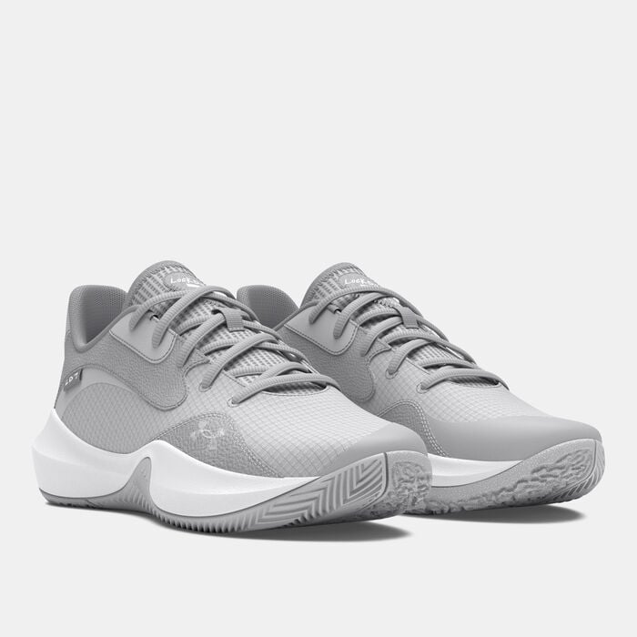 Under Armour Lockdown 7 Low Basketball Shoes Grey Under Armour Lockdown 7 Low Basketball Shoes Grey image number 1