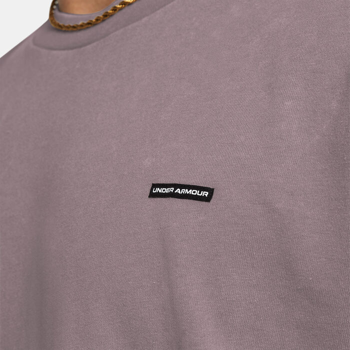 Under Armour Men's Heavyweight Logo T-Shirt Grey Under Armour Men's Heavyweight Logo T-Shirt Grey image number 2