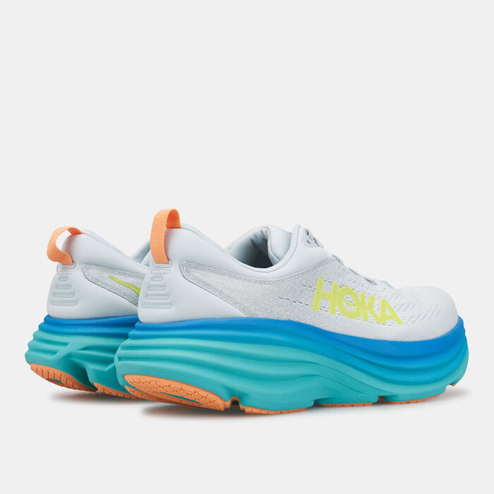 HOKA Men's Bondi 8 Running Shoe White HOKA Men's Bondi 8 Running Shoe White image number 3