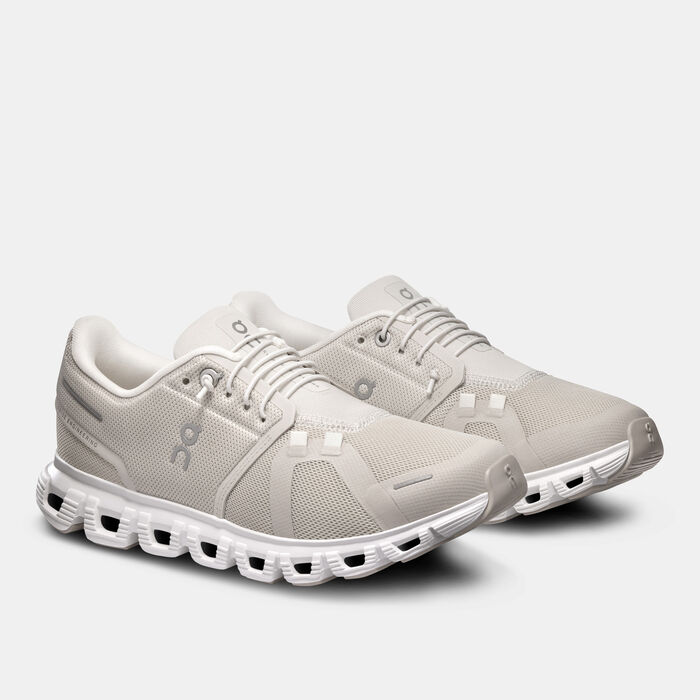 On Women's Cloud 6 Running Shoes Grey image number 3