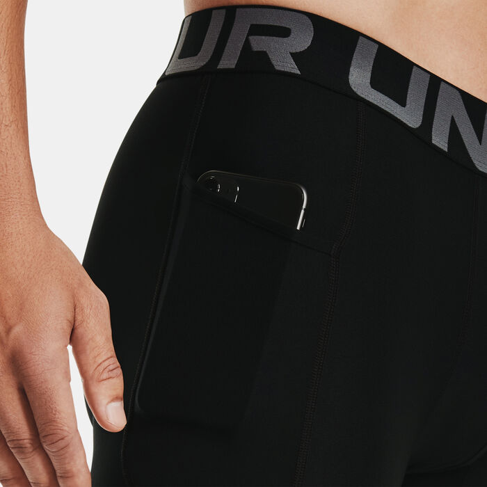 Under Armour Men's HeatGear® Armour Compression Shorts Black Under Armour Men's HeatGear® Armour Compression Shorts Black image number 2
