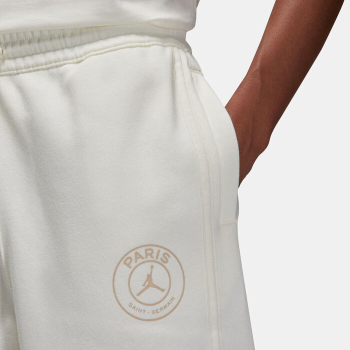 Jordan Men's Paris Saint-Germain Logo Sweatpants Ivory image number 2