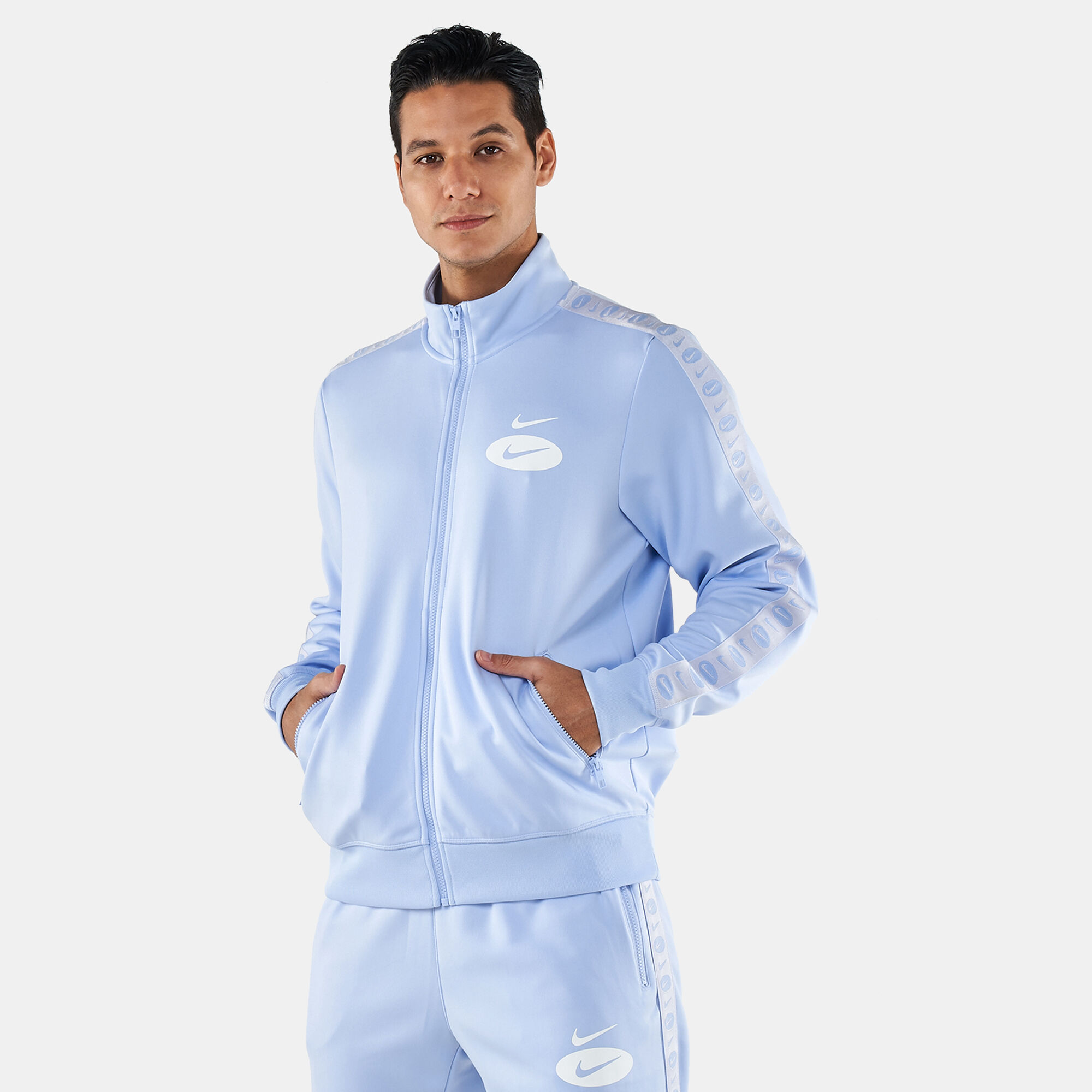 ナイキ Nike Sportswear Swoosh League パーカー 長袖トップス Shop Nike Men's Sportswear Swoosh League Jacket Blue Online