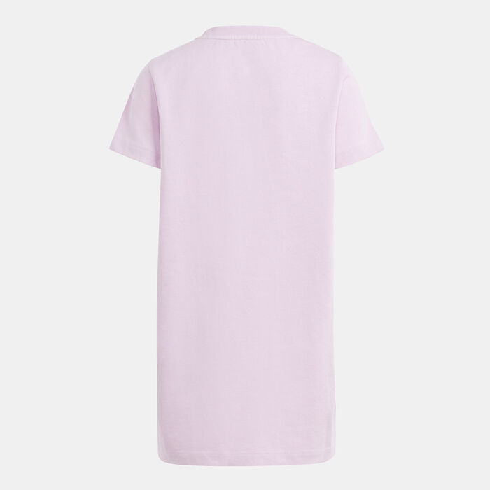 adidas Originals Kids' Floral T-Shirt Dress Purple image number 1