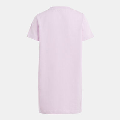 adidas Originals Kids' Floral T-Shirt Dress Purple adidas Originals Kids' Floral T-Shirt Dress Purple