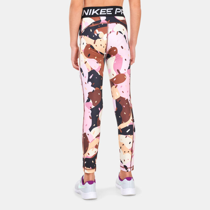 Nike Kids' Pro Dri-FIT Leggings (Older Kids) Black image number 1