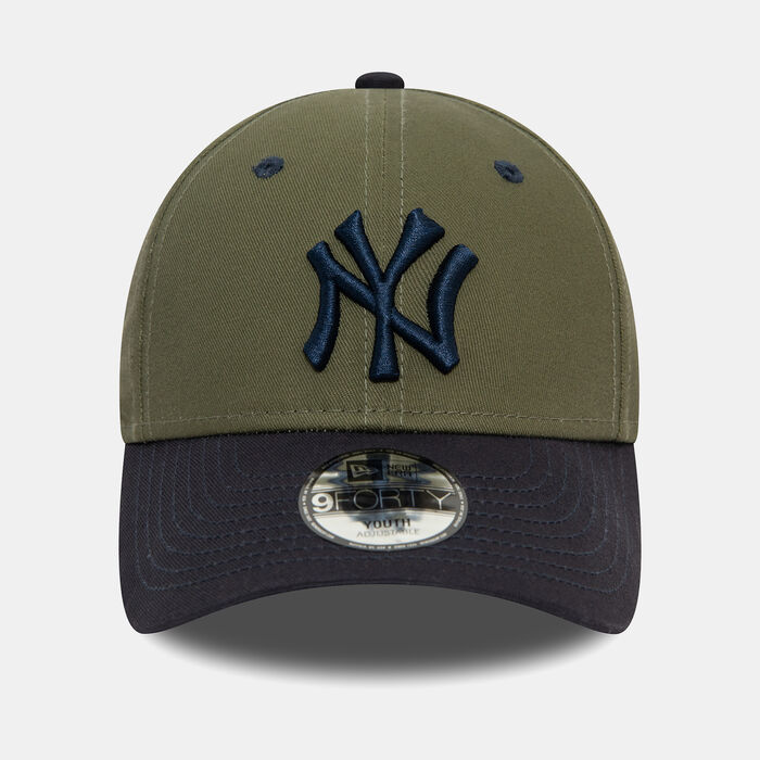 New Era Kids' MBL New York Yankees Contrast 9FORTY Cap Green New Era Kids' MBL New York Yankees Contrast 9FORTY Cap Green image number 0