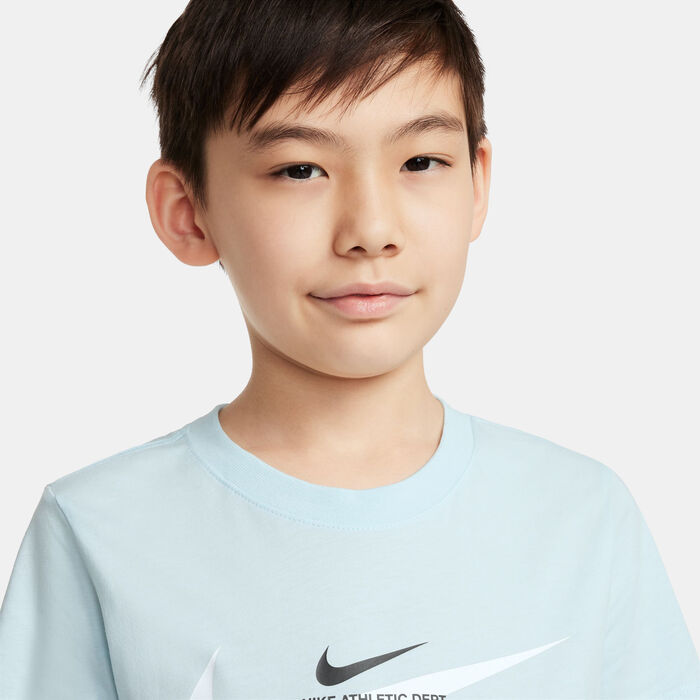 Nike Kids' Sportswear Graphic T-Shirt Blue image number 4