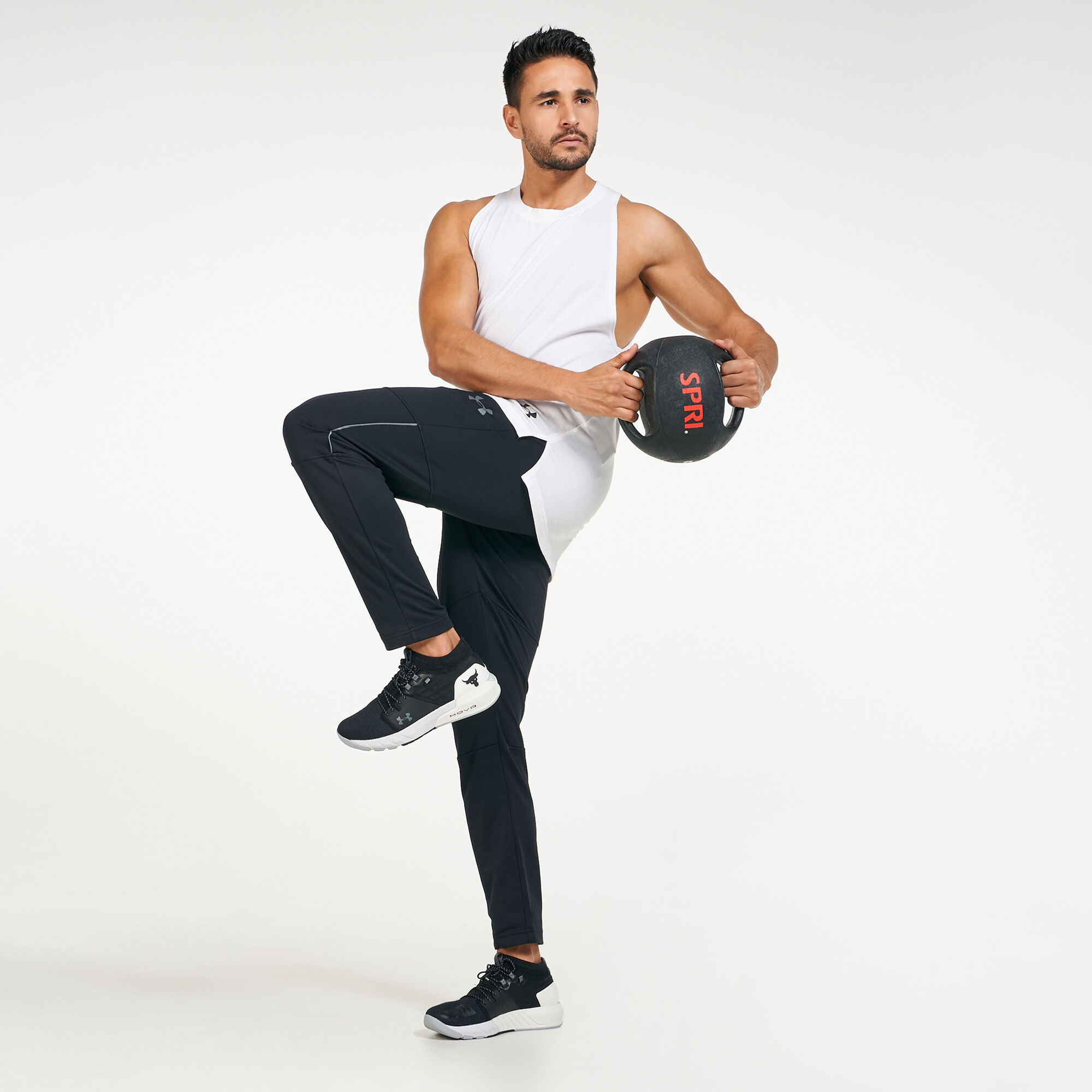 Men s Project Rock Knit Track Pants Black Under Armour in KSA SSS