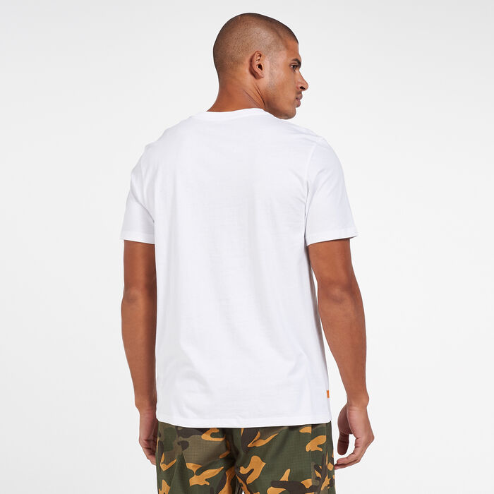 Timberland Men's Stack Logo T-Shirt White Timberland Men's Stack Logo T-Shirt White image number 1