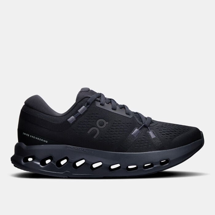 On Women's Cloudsurfer 2 Running Shoes Black On Women's Cloudsurfer 2 Running Shoes Black image number 0