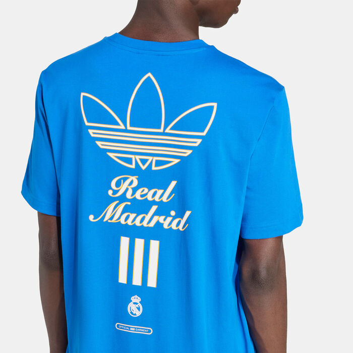 adidas Men's Real Madrid Icon Graphic T-Shirt Blue image number 3