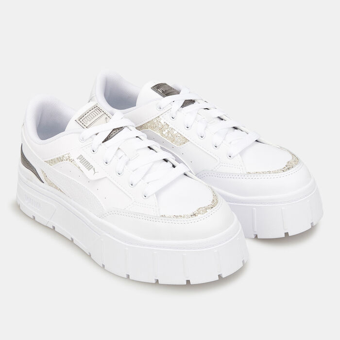 PUMA Women's Mayze Stack SQ Shoe White PUMA Women's Mayze Stack SQ Shoe White image number 1