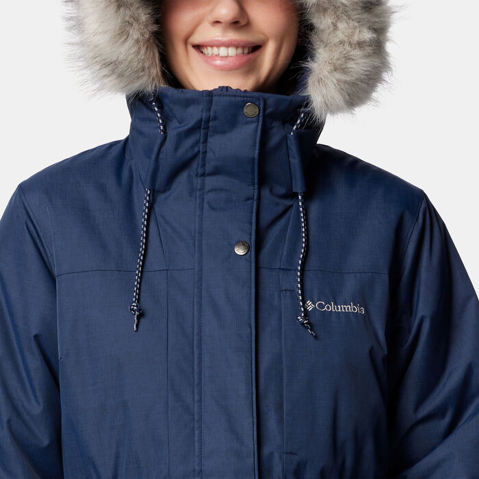 Columbia Women's Suttle Mountain II Mid Insulated Jacket Blue Columbia Women's Suttle Mountain II Mid Insulated Jacket Blue image number 4