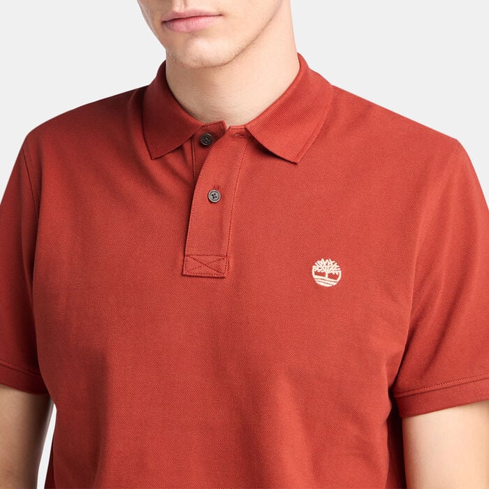 Timberland Men's MILLERS RIVER Polo Shirt Orange Timberland Men's MILLERS RIVER Polo Shirt Orange image number 3