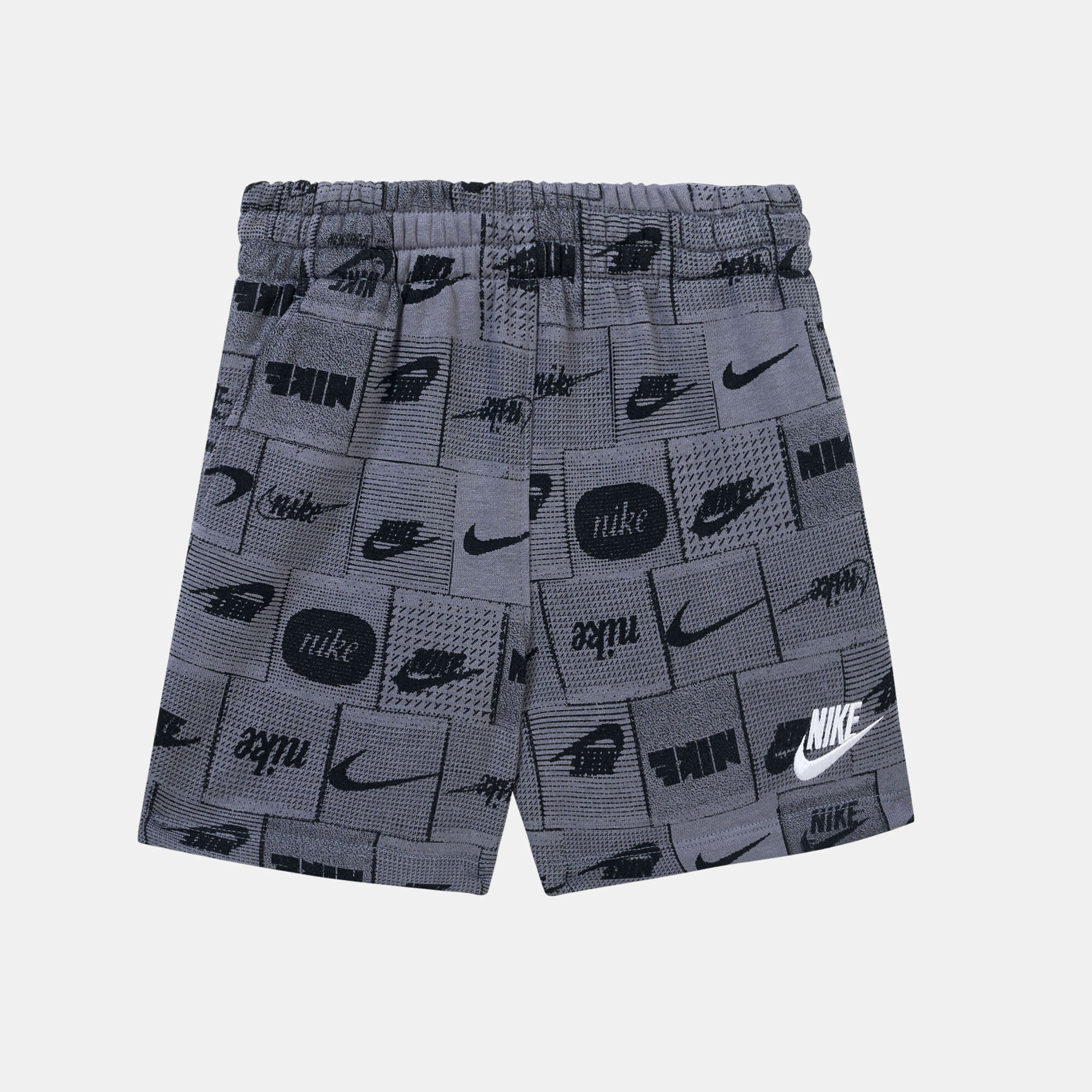 Kids Sportswear Club Allover Shorts Babies and Younger Kids Grey Nike in KSA SSS