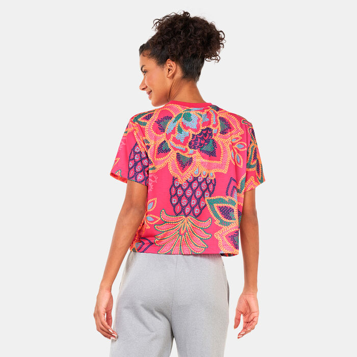 adidas Women's FARM Rio Graphic T-Shirt Red image number 1