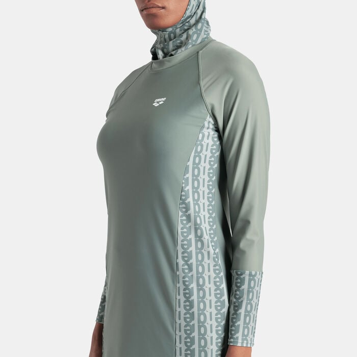 Arena Women's Modesty Swimming Tunic Multi-Color Arena Women's Modesty Swimming Tunic Multi-Color image number 4