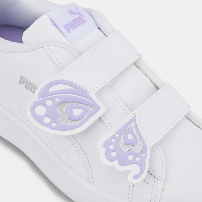 PUMA Kids' Smash v2 Butterfly Shoe White PUMA Kids' Smash v2 Butterfly Shoe White image number 4