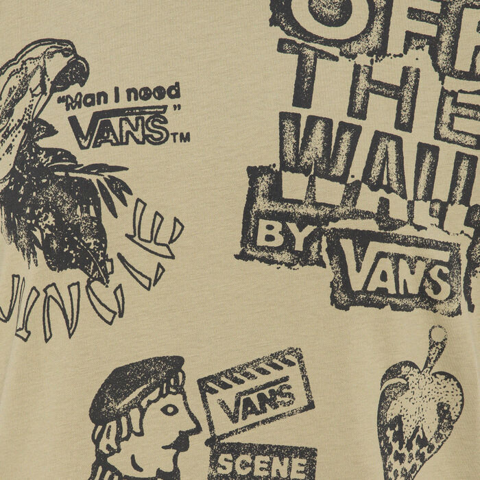 Vans Women's Mixed Messages T-Shirt Green image number 2