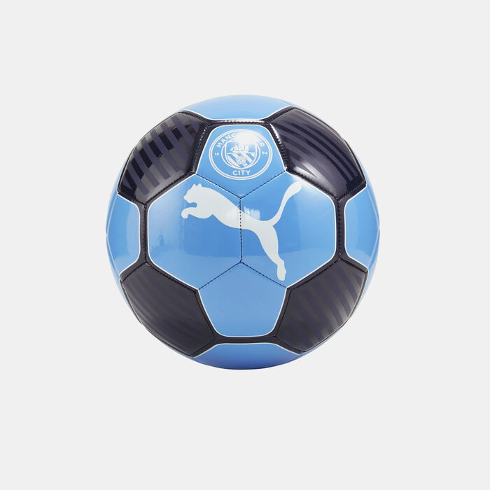 PUMA Manchester City ftblESSENTIALS Football Blue PUMA Manchester City ftblESSENTIALS Football Blue image number 0