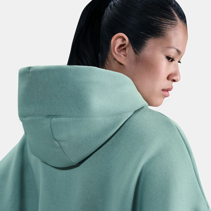 Nike Women's Sportswear Phoenix Fleece Hoodie Grey image number 5