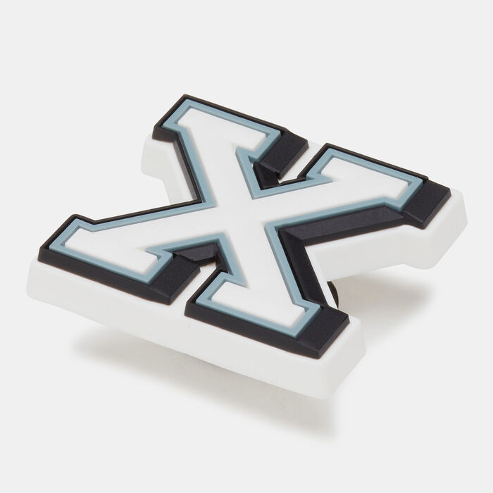 Crocs Letter X Shoe Charm Multi-Color Crocs Letter X Shoe Charm Multi-Color image number 1