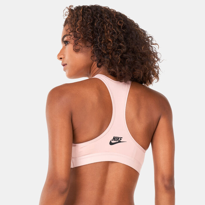 Nike Women's Dri-FIT Non-Padded Sports Bra Pink Nike Women's Dri-FIT Non-Padded Sports Bra Pink image number 1