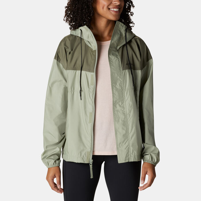Columbia Women's Flash Challenger™ Novelty Windbreaker Jacket Green Columbia Women's Flash Challenger™ Novelty Windbreaker Jacket Green image number 3
