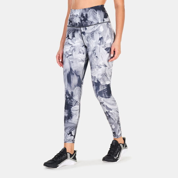 Nike Women's Dri-FIT One 7/8 Allover Print Leggings Grey Nike Women's Dri-FIT One 7/8 Allover Print Leggings Grey image number 0