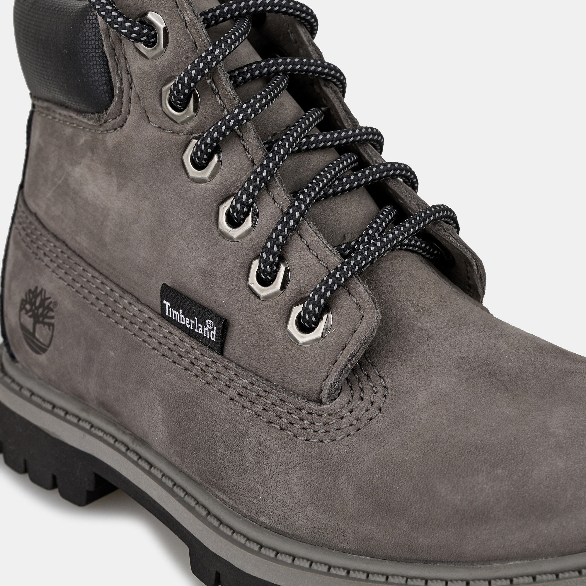 Grey timberland boots junior hot sale