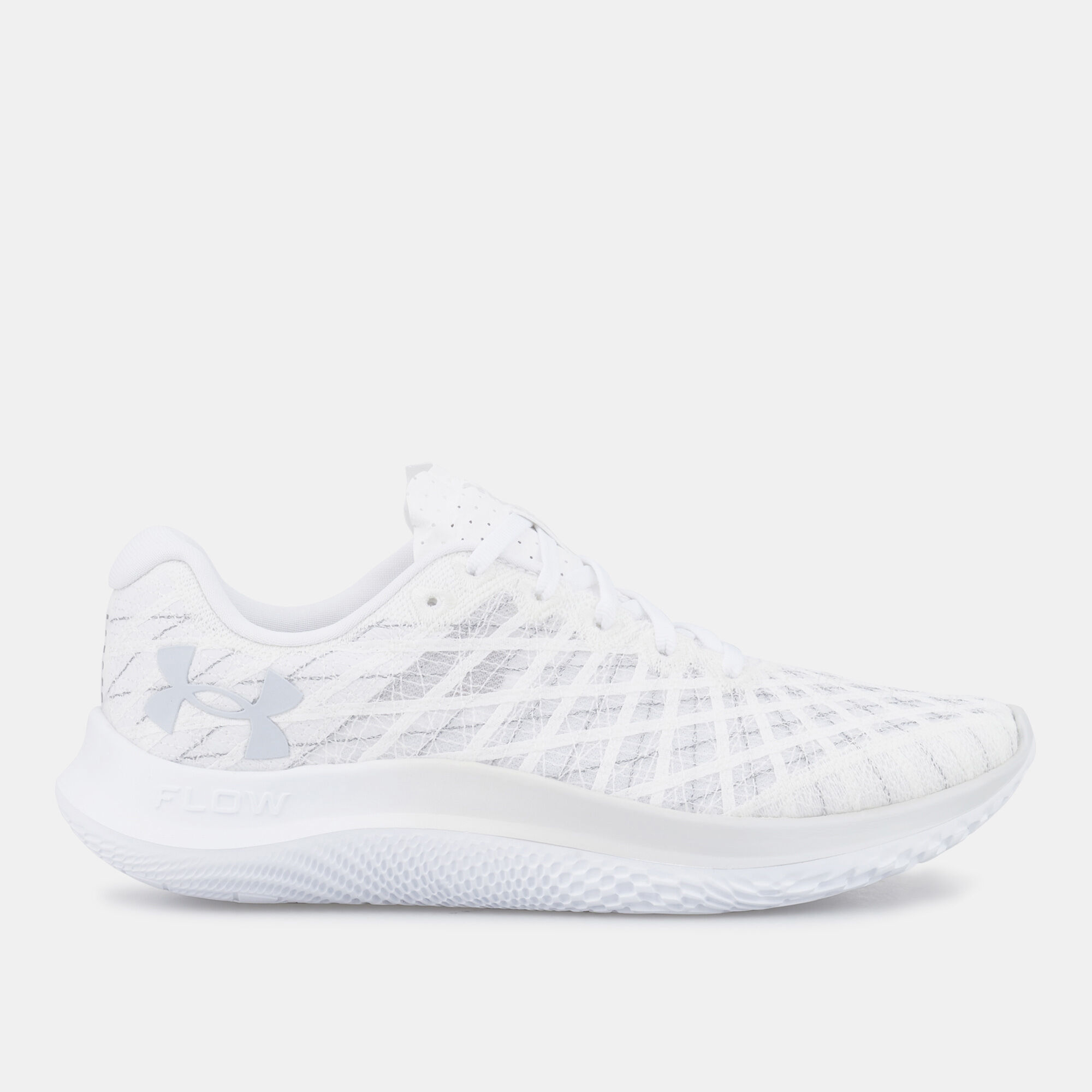 Under armour womens white running shoes cheap