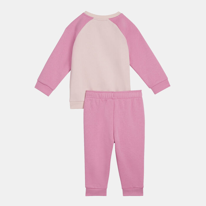 PUMA Kids' Minicats Essential Sweatshirt and Joggers Set Pink image number 1