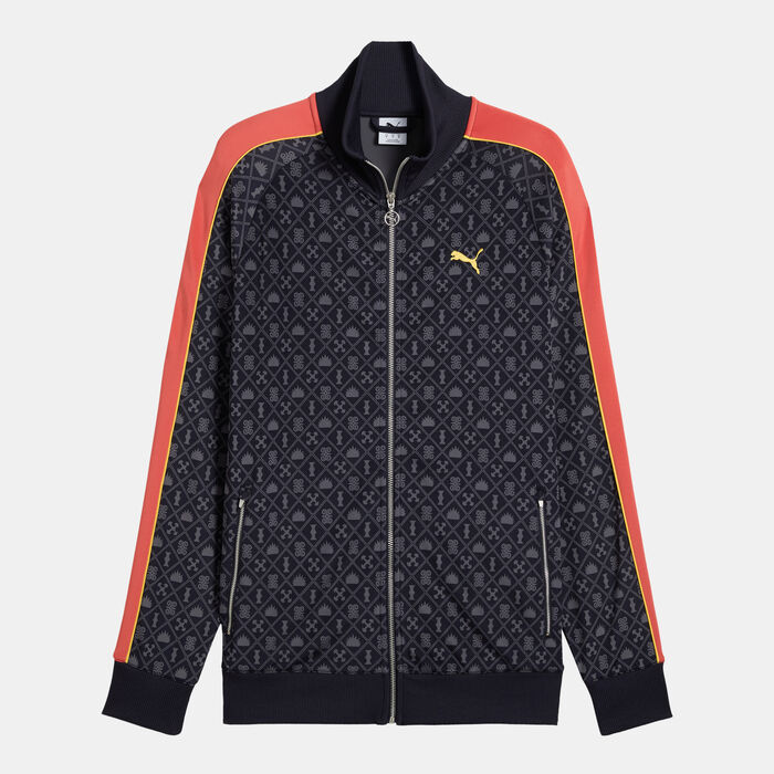 PUMA Men's RTU Values Track Jacket Blue image number 5