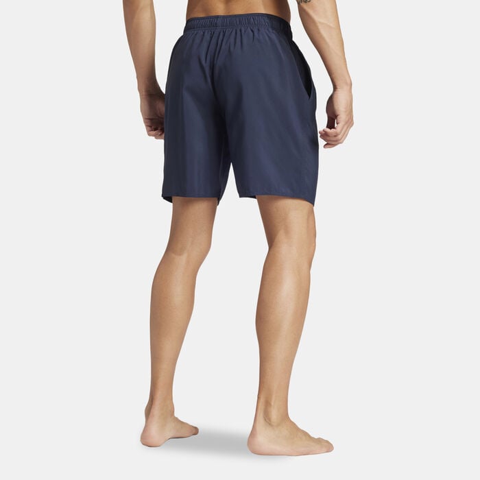 adidas Men's Solid CLX Swimming Shorts Multi-Color adidas Men's Solid CLX Swimming Shorts Multi-Color image number 1