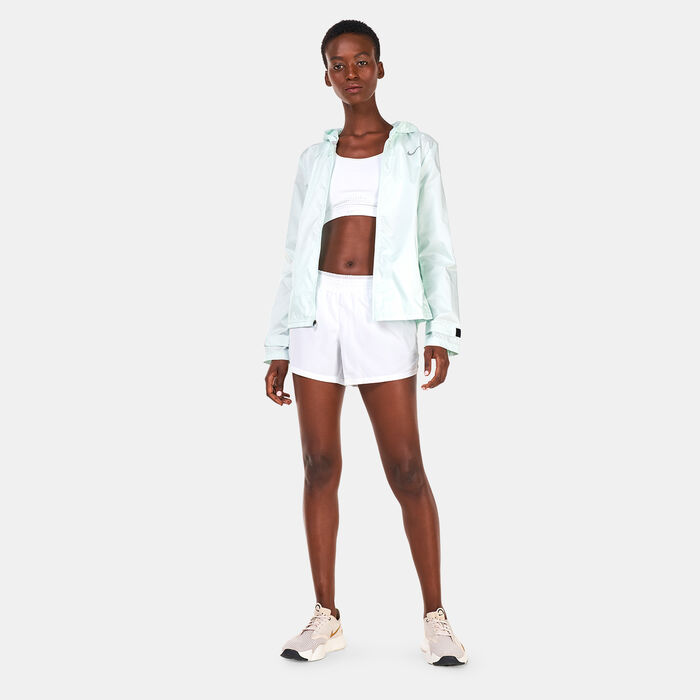Nike Women's Essential Running Jacket Green image number 2