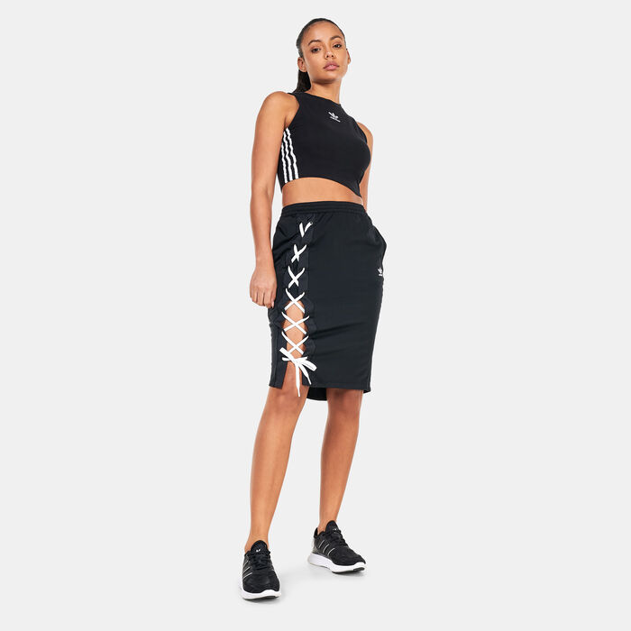 adidas Originals Women's Always Original Laced Skirt Black adidas Originals Women's Always Original Laced Skirt Black image number 2