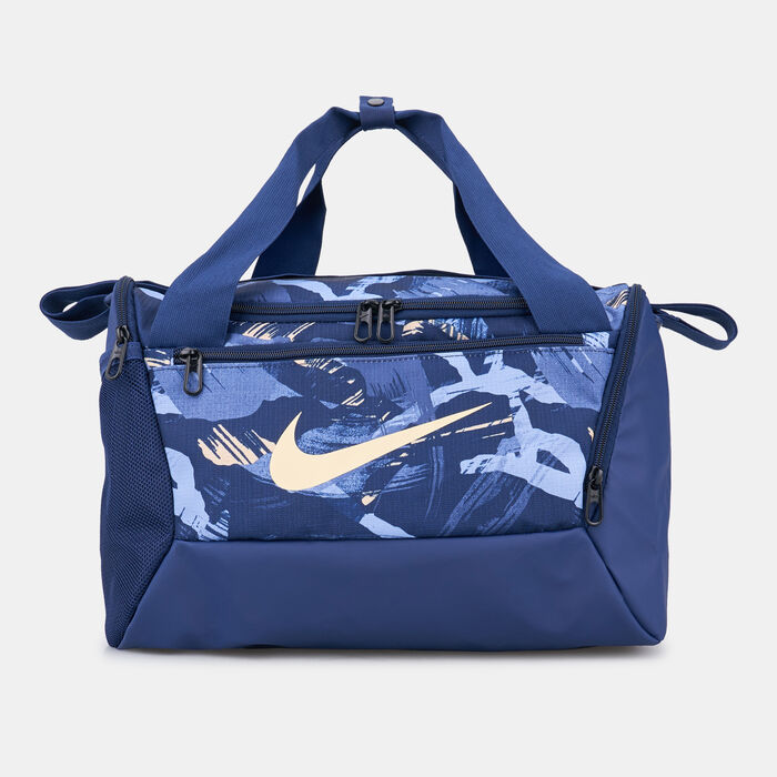 Nike Brasilia Printed Duffel Bag Blue image number 0