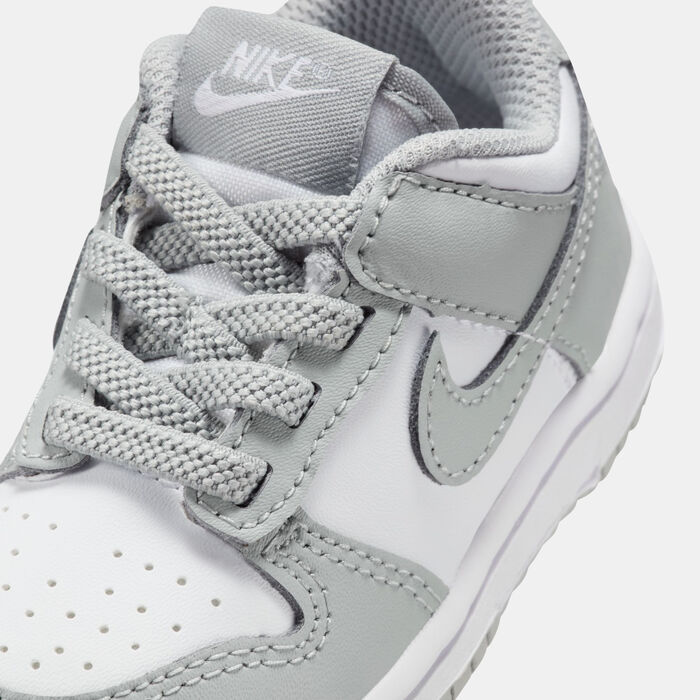 Nike Kids' Dunk Low Shoes Grey Nike Kids' Dunk Low Shoes Grey image number 4