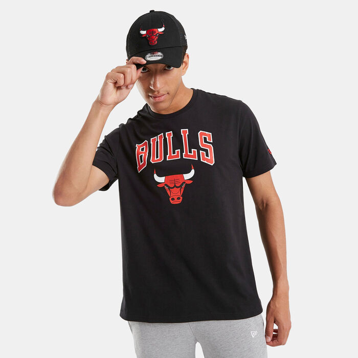 New Era Men's NBA Chicago Bulls T-Shirt Black New Era Men's NBA Chicago Bulls T-Shirt Black image number 0