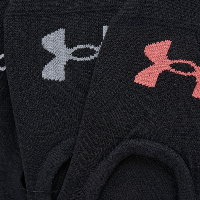 Under Armour Women's Essential Ultra Low Liner Socks Black image number 1