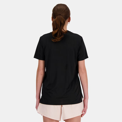 New Balance Women's Sport Essentials Training T-Shirt  Black