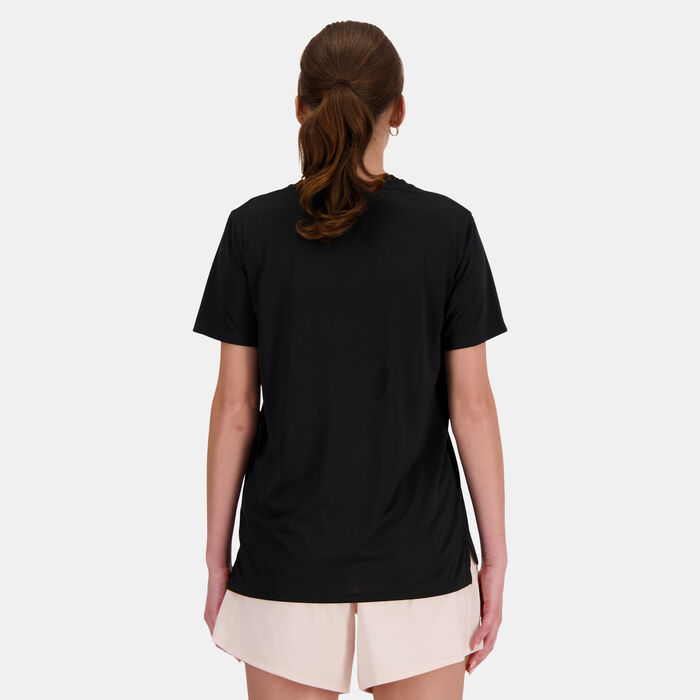 New Balance Women's Sport Essentials Training T-Shirt Black New Balance Women's Sport Essentials Training T-Shirt Black image number 1