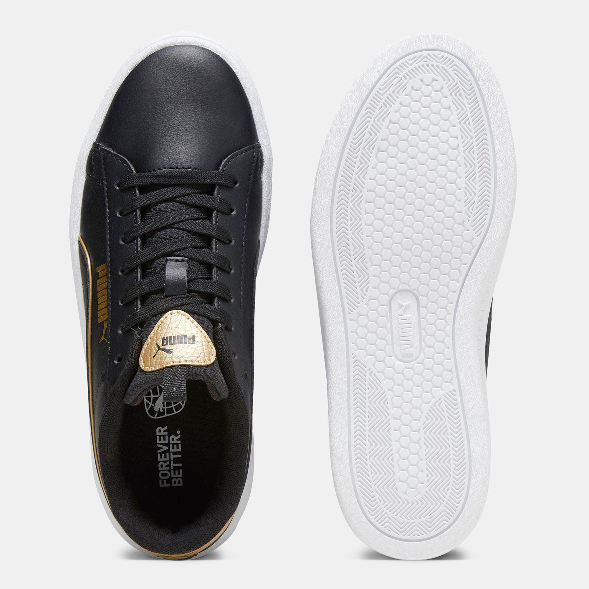 Puma smash platform l black shop