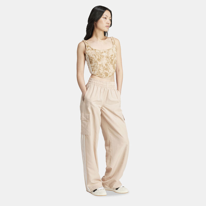adidas Originals Women's Corset Top Beige adidas Originals Women's Corset Top Beige image number 2