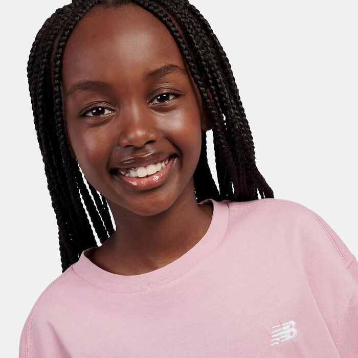 New Balance Kids' Small Logo Shorts Pink New Balance Kids' Small Logo Shorts Pink image number 4