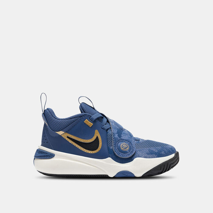 Nike Kids' Team Hustle D 11 Basketball Shoes Blue Nike Kids' Team Hustle D 11 Basketball Shoes Blue image number 0