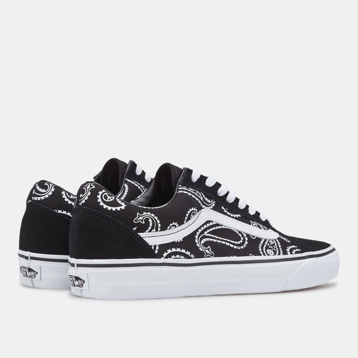 Vans Peace Paisley Old Skool Unisex Shoe Black Vans Peace Paisley Old Skool Unisex Shoe Black image number 2