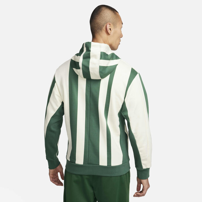 Nike Men's Court Heritage Dri-FIT Fleece Tennis Hoodie Green Nike Men's Court Heritage Dri-FIT Fleece Tennis Hoodie Green image number 1